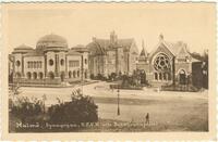 Malmöת Synagogan, K.F.U.M. och Betaniakapellet.