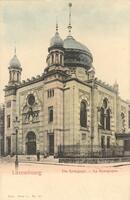 Luxembourg Die Synagoge. - La Synagogue.