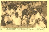Atlas Marocain. - Groupe de Juives à Tîn-Mel. Moorish Atlas. - A group of jewish women at Tin-Mel. اسرائليات من جبل الاطلاس.