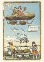 לשנה טובה קינדער, טויבאן, גאלד און בלומען, ס'בליצט און בלאנקט פון אלע זייטען! גליקליך מאך דאס יאר אונז, בורא, זאל די פרייד דעם צער פערבייטען!.