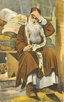 Jewish merchant from Thessaloniki (Greece).