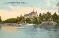 Thw twin cottages, Thousand Islands. Summer homes of Messers Abraaham and Strauss of Brooklyn. N.Y.
