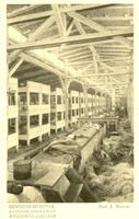 Auschwitz-Birkenau - Interior of men's barracks.
