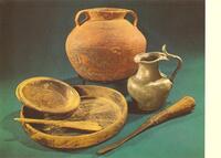 A group of vessels from the cave of letters.