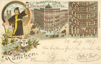 Aachen. - Markt mit Neubau Tietz A.-G.