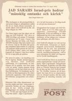 Abridged version of the article from the Jerusalem Post, April 17, 1994.