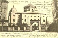 Dresden. Die Synagoge.