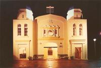 Main synagogue named after Baron Rothschild, Mazkeret Batya, israel.