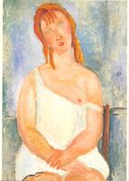 Young Woman with Red Hair.