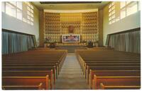 The Baltimore Hebrew Congregation, The Sanctuary - Interior View.