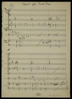 Music for radio play (manuscript).