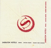 Sheraton Hotels [מפית].