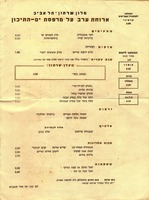 ארוחת ערב על מרפסת ים-התיכון [תפריט] – הספרייה הלאומית