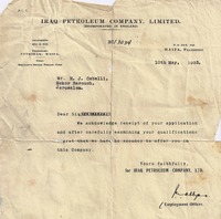 Iraq Petroleum Company.