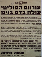 עוורונם הפוליטי עולה בדם בנינו. קריאה להקמת ועדת חקירה ציבורית על "התערבותם של מדינאי מפא"י במערכות המלחמה" – הספרייה הלאומית
