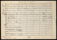 Postlude for TV concert (manuscript).