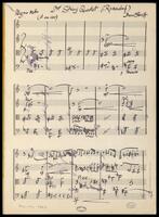 2nd string quartet (Rosendorf) (manuscript).