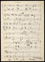 [Music for an unidentified film music] (manuscript).