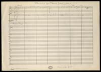Sketch for "Passio Judeo Ladino..." (manuscript).