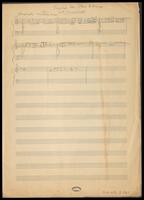 Quintet for oboe (manuscript).