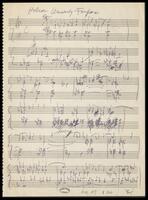 Hebrew University fanfare (manuscript).
