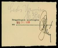Applicant: Sachs, Hermine (no details; place holder only).