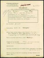 Applicant: Spiegler, Hugo; born 23.5.1887 in Vienna (Austria); separated by court.