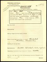 Applicant: Weil, Rosa; born 9.8.1903 in Czechoslovakia; married.