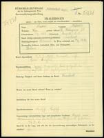 Applicant: Nassau, Natalie; born 23.5.1889 in Hustopeče (Czech Republic); widowed.