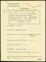 Applicant: Gross, Isidor; born 15.8.1887 in Chernivt︠s︡i (Ukraine); married.