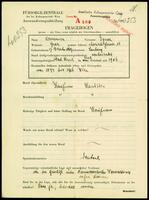Applicant: Ormianer, Ignaz; born 17.12.1869 in Lʹviv (Ukraine); married.