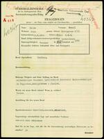 Applicant: Weiss, Samuel; born 15.10.1884 in Cífer (Slovakia).; married.