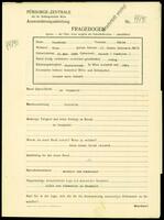 Applicant: Kaufmann, Sofie; born 21.12.1880 in Galatz (Romania); single.
