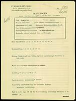Applicant: Baumgarten, Emilie; born 28.7.1882 in Holešov (Czech Republic); single.