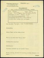 Applicant: Glaser, Oskar; born 13.5.1887 in Gresten; married.