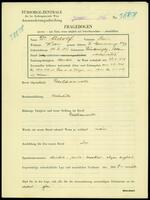 Applicant: Adolf, Leon; born 10.12.1893 in Duńkowiczki (Poland); married.