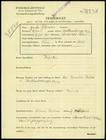 Applicant: Pelcman, Jenta; born 18.7.1900 in Kleszczów (Poland).; widowed.