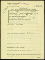 Applicant: Singer, Ignatz; born 12.11.1876 in Kyjov (Jihomoravský kraj, Czech Republic); married.