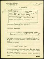 Applicant: Weiss, Jakob; born 2.12.1883 in Vienna (Austria); married.