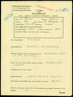 Applicant: Steiner, Friedrich; born 17.10.1890 in Znojmo (Czech Republic); married.
