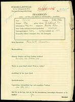 Applicant: Fränkel, Gitta; born 22.9.1896 in Boberka (Ukraine); widowed.