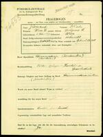 Applicant: Ziemand, Frieda; born 1.2.1904 in Vienna (Austria); married.