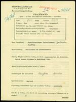 Applicant: Gross, Leopold; born 25.6.1887 in Ostrava (Czech Republic); married.