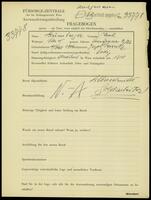 Applicant: Günsberger, Paul; born 11.10.1904 in Višnjica (Yugoslavia); single.