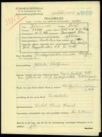 Applicant: Zimmer, Josef; born 25.5.1888 in Tarnogród (Poland); divorced.