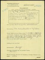 Applicant: Redlich, Hugo; born 26.6.1888 in Košice (Slovakia); married.