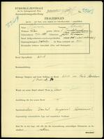 Applicant: Rosner, Mendel; born 10.10.1885 in Iași (Romania); widowed / married only ritually.