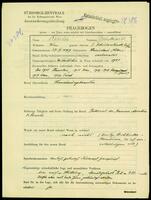 Applicant: Kessler, Bernhard; born 27.3.1897 in Stanislau (Poland); married.