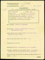Applicant: Friedenbach, Aron; born 17.5.1894 in Nowy Sącz (Poland); married.