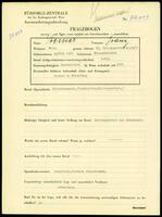 Applicant: Steiner, Franz; born 22.3.1897 in Frauenkirchen; single.
